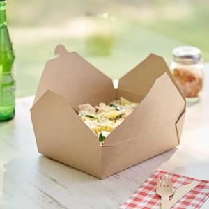 Best Kraft Paper Meal Food Boxes Disposable Take Out Containers Lunch wholesale