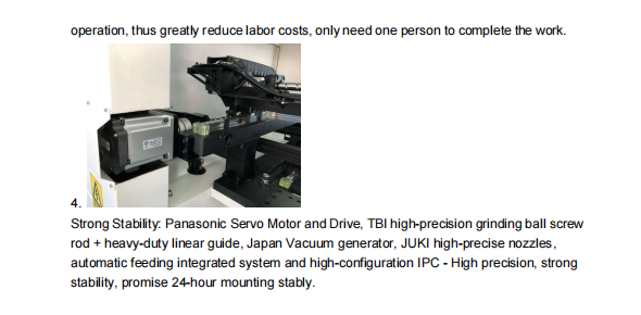 High Quality Desktop Automatic SMT P&P Machine