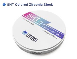 CE SHT Colored Zirconia Dental Block Dental Laboratory Zirconia Blank Cad Cam