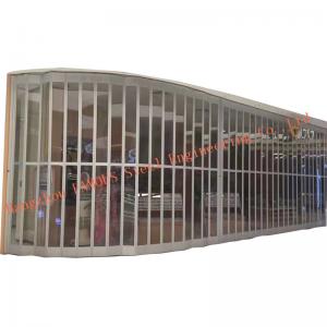 China Commercial Polycarbonate Aluminum Pc Transparent Slat Accordion Folding Sliding Security Shutter Roller Doors on sale
