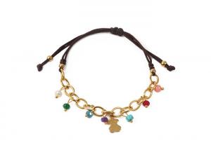 Best OEM / ODM Stainless Steel Handmade Jewelry Custom Charm Half Woven Rope Bracelets wholesale