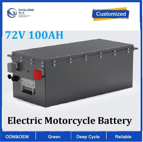 Cheap CLF OEM LiFePO4 Electric Motorcycle Lithium Battery Pack 72V 100ah Fast Charge High Discharge Current for sale