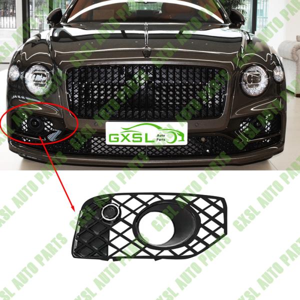 Cheap With Acc Black Right Front Bumper Air Guide Grille For Bentley Flying Spur 2020 OEM 3SE807668C 3SE807668E for sale