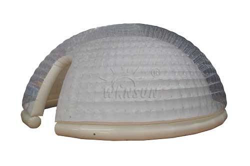 Cheap Beautiful Clear Inflatable Bubble Tent , 6m Diameter Blow Up Dome Tent for sale