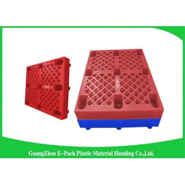 Small Single Bottom Light Duty Nestable Plastic Pallets 1100*800*135mm