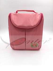 Pink 420D Polyester Travel Cooler Bag , Insulated Bag , Small Lunch Bag