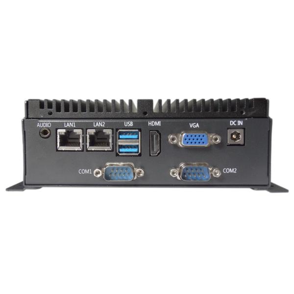 4G DDR4 3855U J1900 4USB 2COM Fanless Embedded Box PC MIS-EPIC08