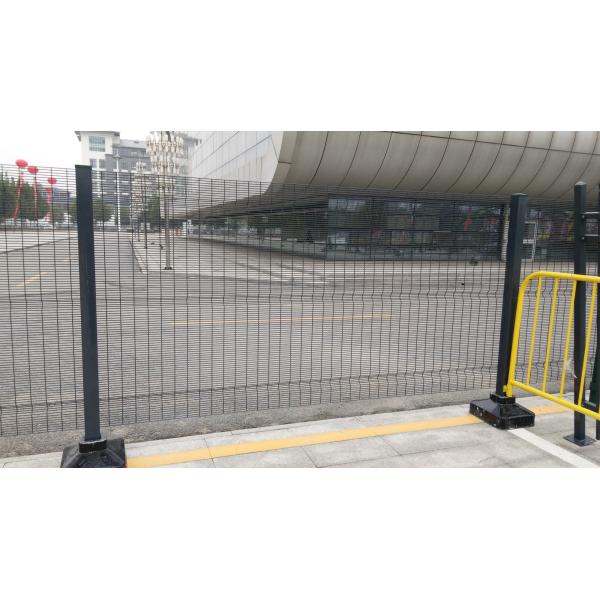 High Security Anti Climb 358 Mesh Fencing Powder Coated