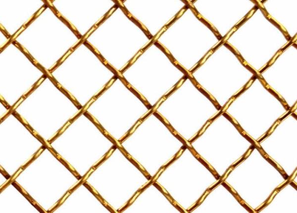 Cheap 1 To 20mm Metal Wire Mesh Screen 65% Copper 35% Zinc Brass for sale