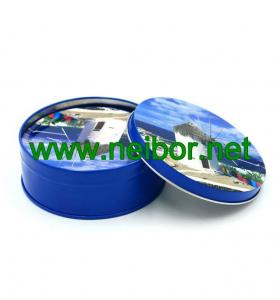 Best Promotional round metal tin coasters sets with cork in round tin containers wholesale