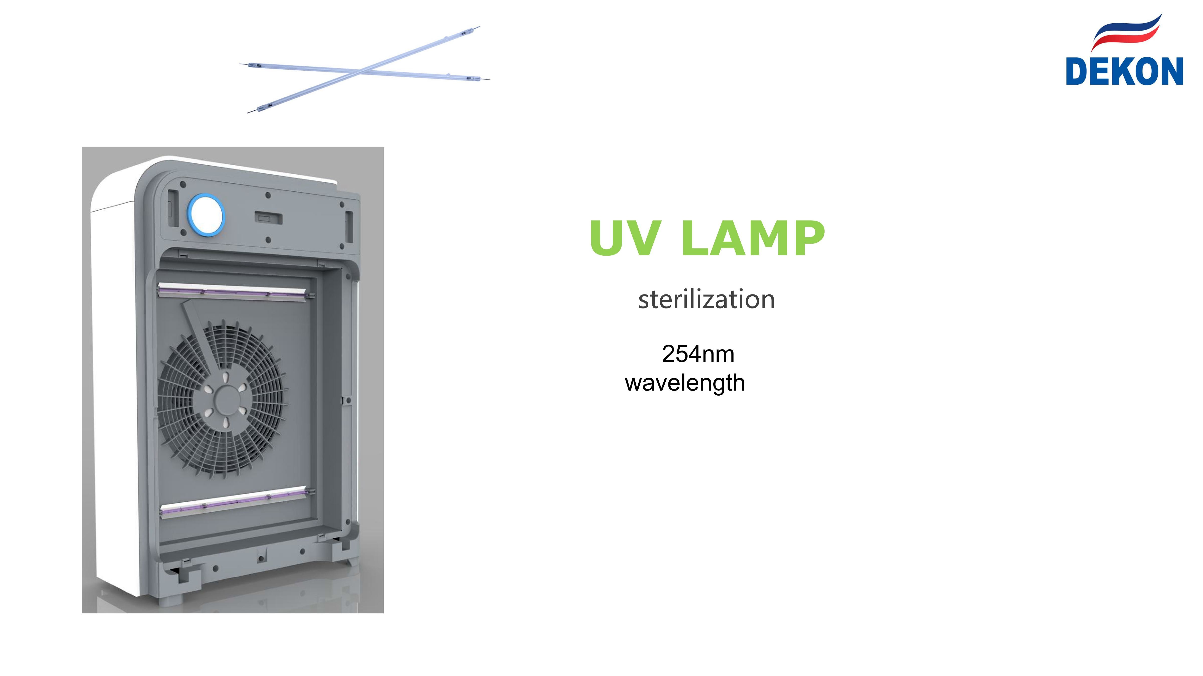 UVC Air Purifier and Air Sterilizer 2 in 1 model DEKON AIR PURILIZER P30A=air purifier and air sterilizer combined unit