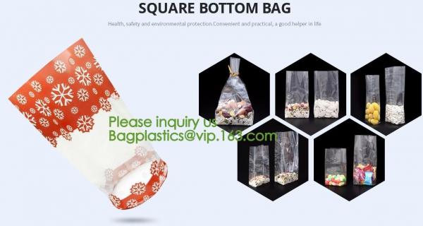 Auto Bags-Pre-Opened On Roll, Block Bottom Bags,OPP Square Bottom Bag, BOPP Micro-Perforated Bag,Cello bag, OPP plastic