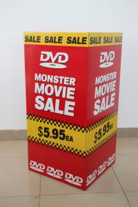 China Printed Dump Bin Display , Commercial Cardboard Retail Display Boxes on sale