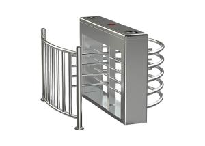 Best Relay Switch RFID SS304 Waist Height Turnstiles 90 Degree Rotary 30W 0.2S wholesale