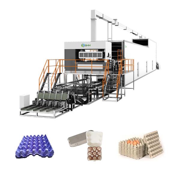 Cheap Fast Efficient Paper Egg Box Making Machine Egg Carton Production Line for sale