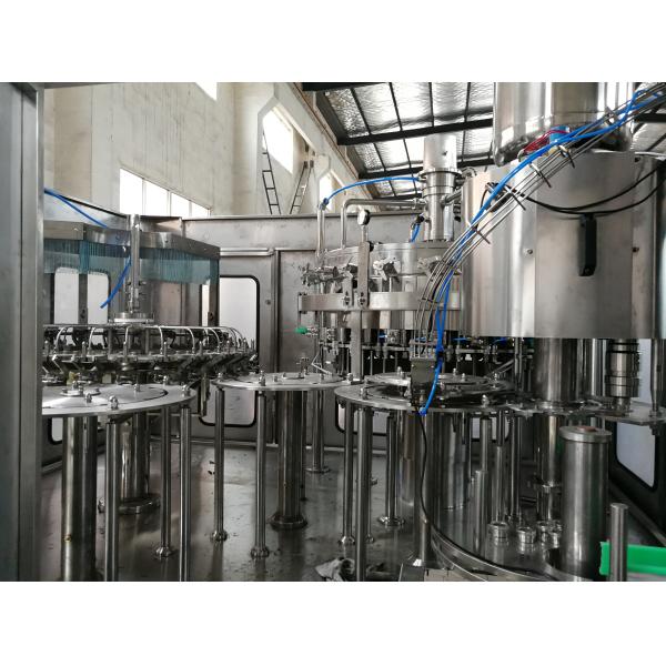 Complete Carbonated Soft Drink Bottling Machine , Carbonated Beverage Filling Machine