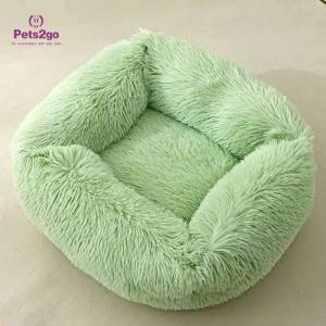 China Thickened Warm 2kg Square Plush Pet Bed Mat on sale