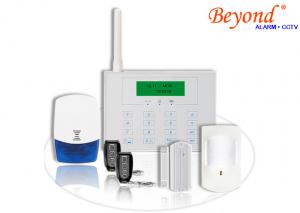 China Dual Network GSM PSTN Alarm System with touch keypad and wireless doorbell on sale