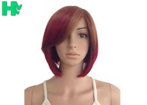 Best Normal Lace Red Synthetic Hair Wigs 22 Inch Kanekalon Hair Weave wholesale