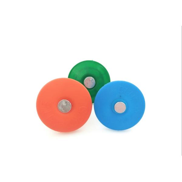 Easy To Install Button Cap Roofing Nails , Plastic Cap Felting Nails ISO Standard