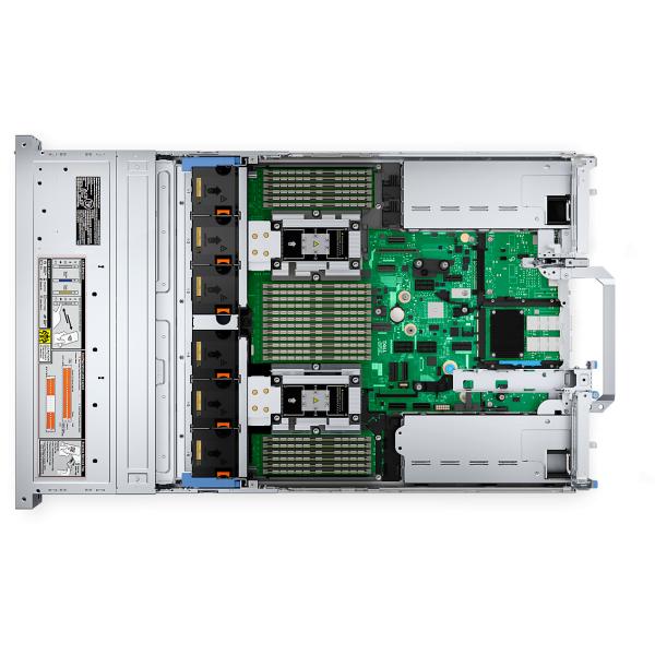 Memory Module Slot Dell R7625 2U Server Chassis with Private Mold and AMD EPYC CPU