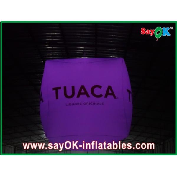 Custom PVC Inflatable Lighting Decoration Led Light Cube For Advertising