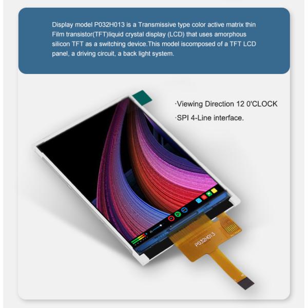 Polcd ST7789V 3.2 Inch Raspberry Pi Display 240X320 Medical TFT Display