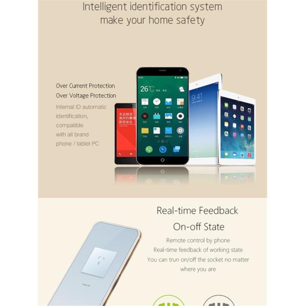 Wi-Fi Wall Socket&USB Charger