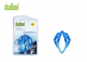 Best Ocean Breeze Blue Solid Air Freshener Plastic Hanging For Car , Home , Boat wholesale