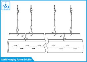 Best Slide Track Suspension HVAC Hanging Kit Custom Length SGS Certificated wholesale