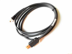 Durable Computer Data Cable / Symbol Barcode Scanner USB Cable With Chip for RS232 Port Scanner