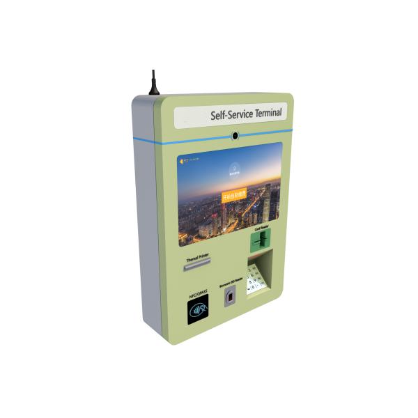 15~22inch Payment Wall Mounted Kiosk touch screen With Wifi 4G Multi Functions