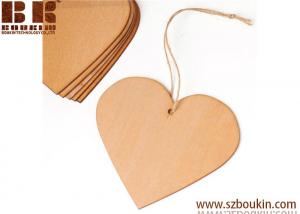 Best Unfinished Wood Laser Cut Heart Ornaments Christmas tree ornaments Holidays Gift Ornament wholesale
