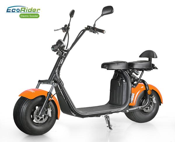 Cheap City Coco 1500w Two Wheel Electric Scooter , Fat Tire 2 Wheel Standing Scooter for sale