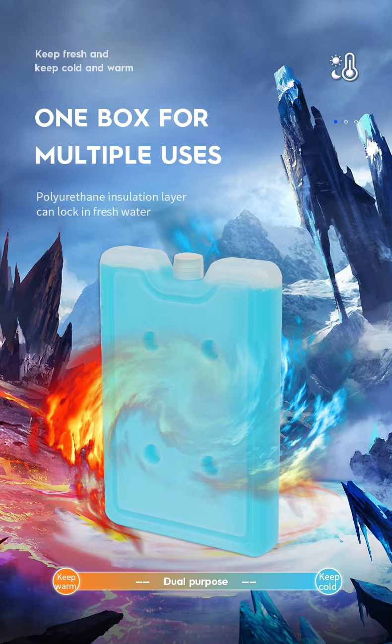 Leakproof PCM Ice Pack with Customizable Mold for Precise Temperature Regulation in Food Preservation