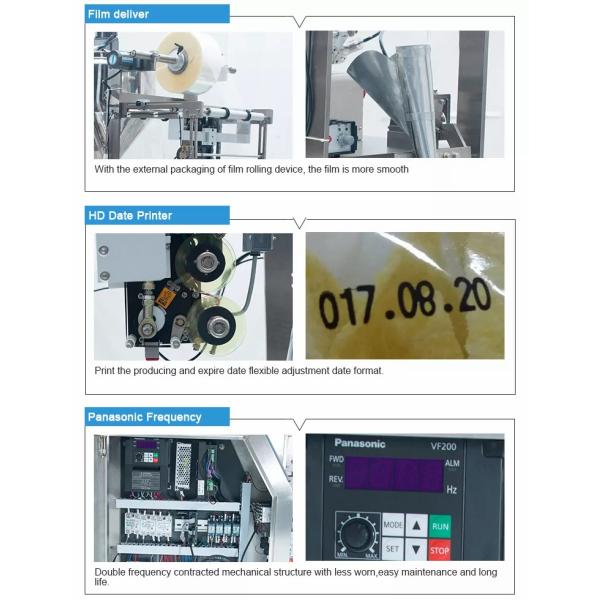 Automatic Liquid Sachet Packing Machine Juice Milk Honey Ketchup