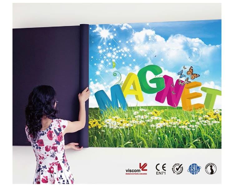 Flad 1.27x20m Rubber Steel Magnetic Receptive Sheeting Matte Surface
