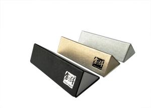 PVC Leather Foldable Triangular Sunglasses Case Eyewear Case Packaging Box