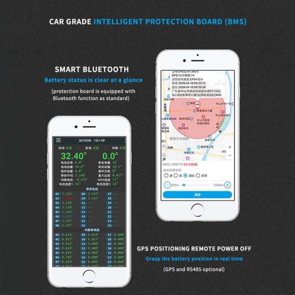 High Voltage BMS 16s 48v 200a Support Android Apple HarmonyOS