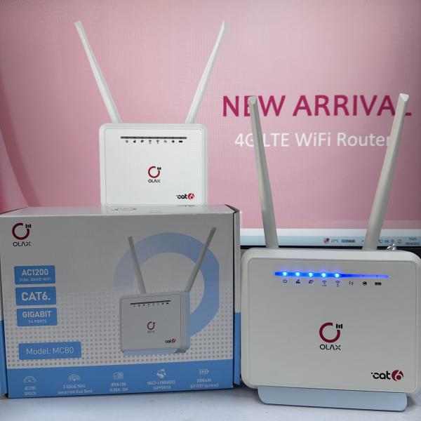 OLAX MC80 B1/3/7/8/20/28/38/40 /41 4 Lan Ports 4G Universal wifi router for internet connection