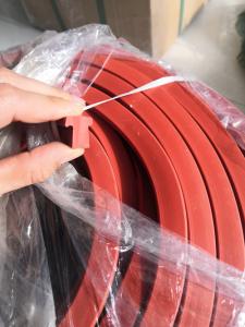 Best Red Color Silicone Rubber Washers Silicone Stripe 9mpa Tensile Strength wholesale