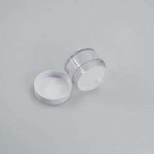 China 50g Transparent Round PETG Cosmetic Container Jar for Face Cream Durable Material on sale