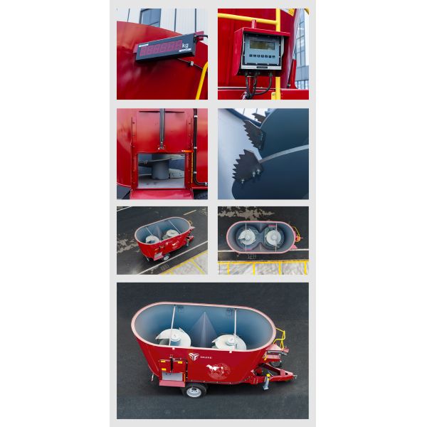 26m³ TMR Mixer Wagon With NM400 Steel Augers High Output Workflow Optimization