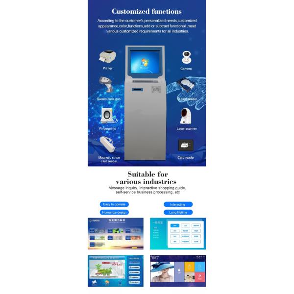 Information Inquiry 19" 300cd/m2 Self Service Kiosk
