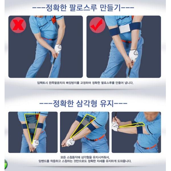 Golf swing correcting device
