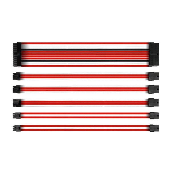 A complete set of ATX Motherboard Power extension Cable 18AWG 30CM Computer Cable