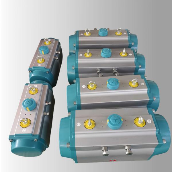 Cheap Quarter Turn Compact Rack And Pinion Type Actuator Double Action Spring Return for sale