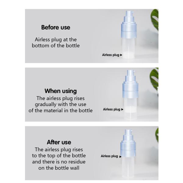 30ml/50ml DUO-Mixed PET Replaceable Airless Bottle Skin Care Packaging UKA84