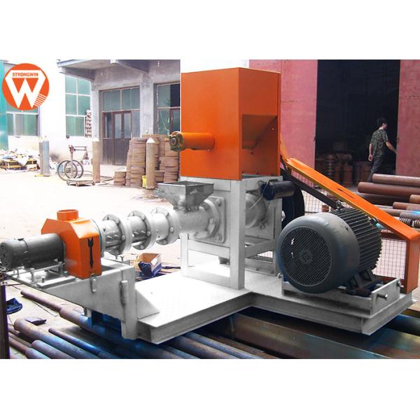 300KG/H Floating Fish Feed Extruder Machine Main 37kw Low Power Consumption