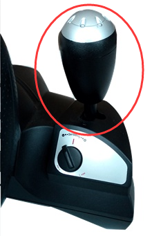 2.4G RF Wireless Racing Video Game Steering Wheel With Receiver / F1 Gear Shift